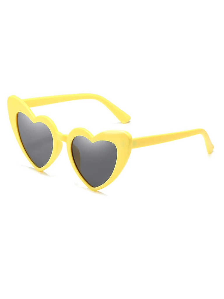 Vintage Alloy Temple Heart Frame Sunnies - Image 4